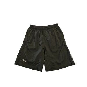 Under Armour Mens Loose Fit Athletic Training Shorts Green Large 1257644-290
